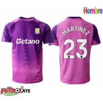 Camiseta Aston Villa Emiliano Martinez #23 Portero Tercera Equipación 2025-26 manga corta